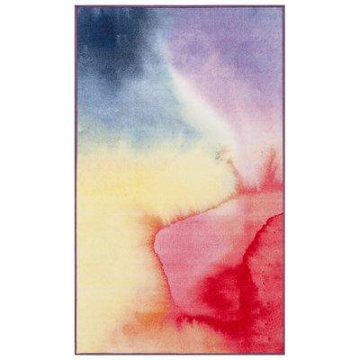 Daphine Performance Machine Washable Abstract Rug