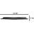 Grey Hakumu Collection Large 16.5" Elongated Rectangular Wavy Serving Platter