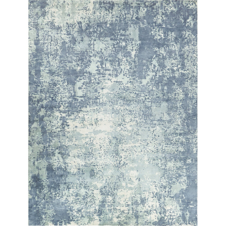 Laguna Abstract Area Rug in Blue