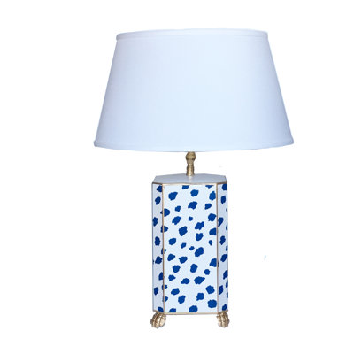 26" Navy Table Lamp
