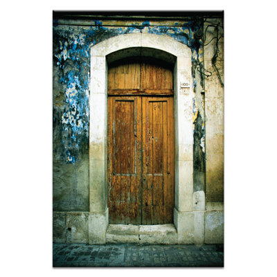 Doors Of Italy - Complementari by Joe Vittorio - Wrapped Canvas Print