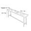 Table de bar ménage en bois massif-618681069