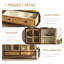 Armoire de rangement style français en pin