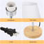 Ensemble de lampes de table brunes 11 po Tomacina