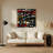 Neo Expressionism 1 Gray Metal Wall Art
