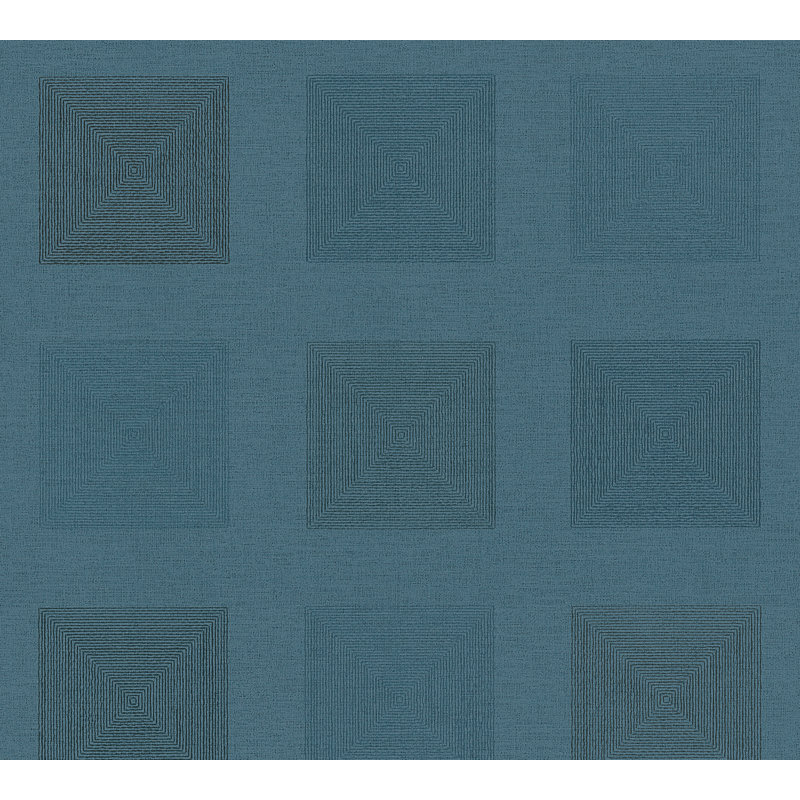 Camire 10.05m x 53cm Matte Wallpaper Roll, Blue