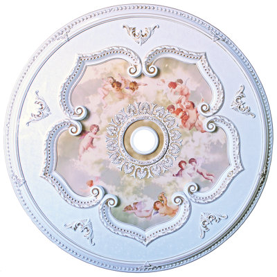 Angel Round Ceiling Medallion