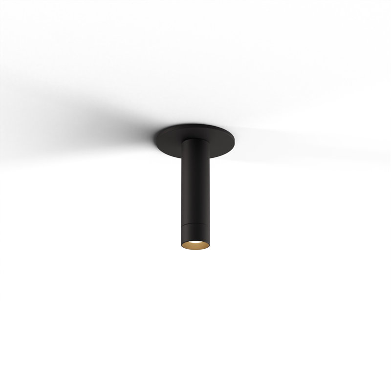 1 - Light LED Pendant, Matte Black