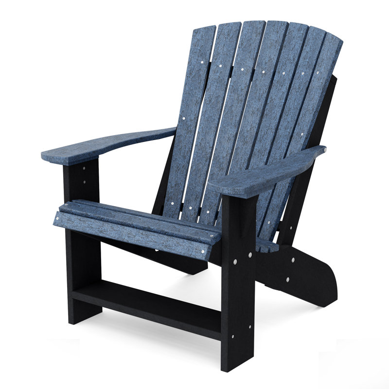 Heritage Adirondack Chair, Patriot Blue/Black