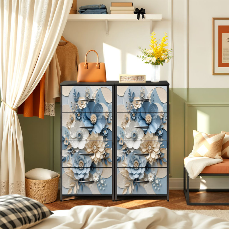 Commode de rangement verticale 4 tiroirs