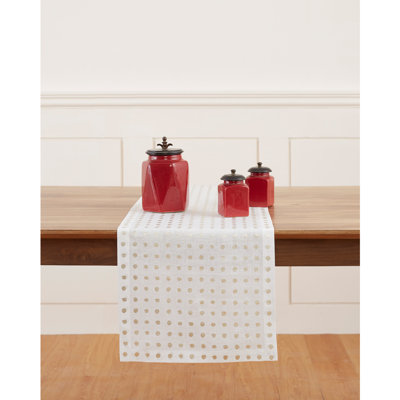 Dots - 100% Pure Linen Table Runner