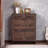 Farmhouse Shoe Cabinet With Two Flip Drawers And Two Regular Drawers Slim Freestanding Narrow Rack For Front Entryway-513156995