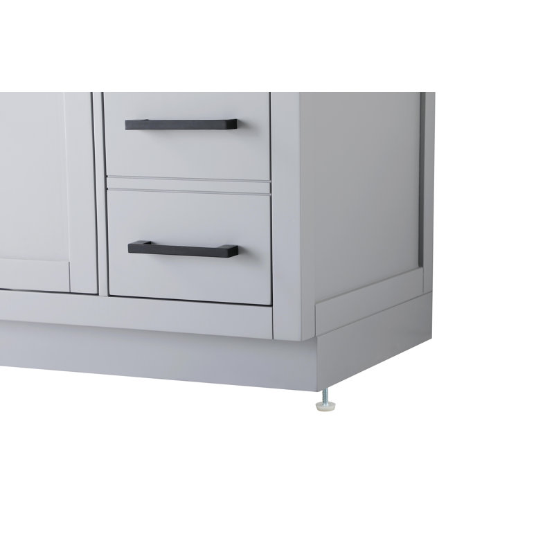 Meuble-lavabo simple 36 po Ahner, Gris