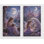 Grand ensemble de 2 impressions de toile de licorne féerique au mur au clair de lune, impression sur toile 16 x 24 pouces