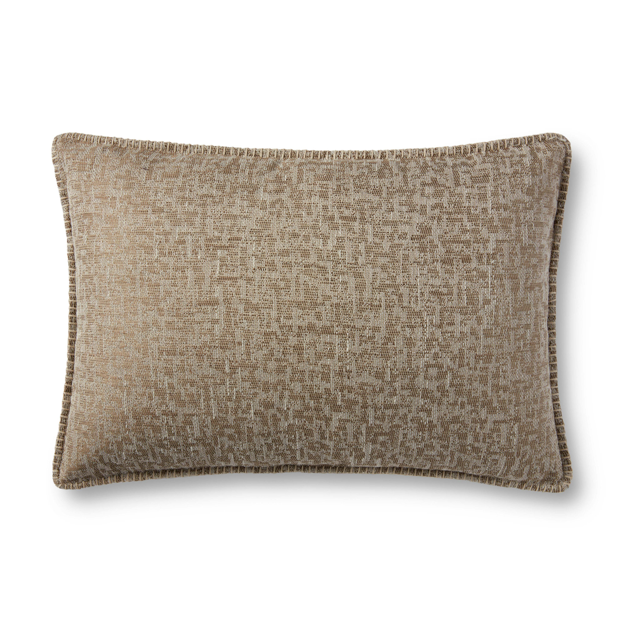 Felisa Lumbar Throw Pillow, Gray, Polyester/Polyfill