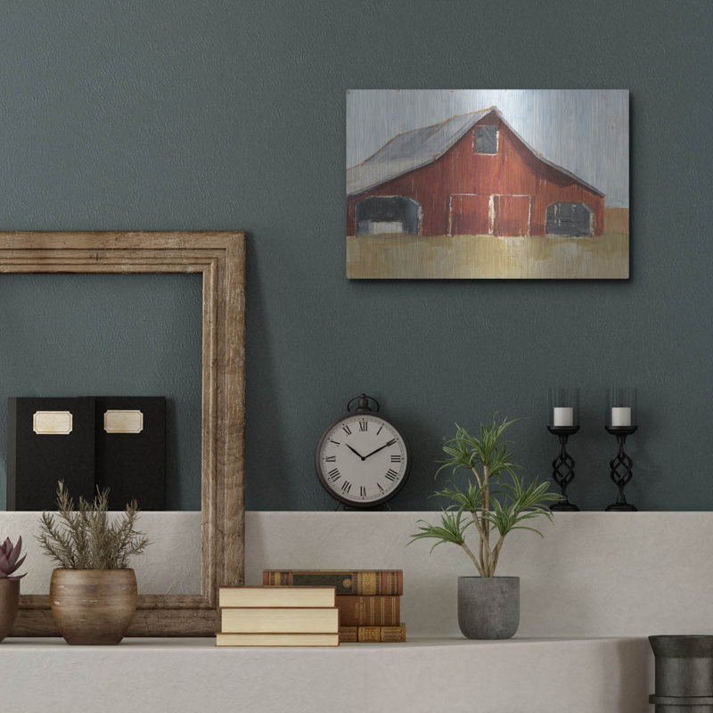 «Rustic Red Barn I» par Ethan Harper, H 12 po x l 16 po