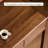 Simple Black Walnut Solid Wood Rectangular Desk