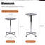 Table de bar mobile et ajustable-1985497569