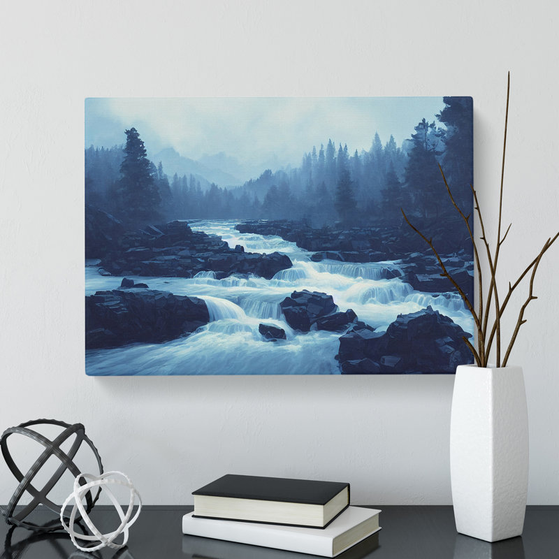 Wild Forest Stream - Wrapped Canvas, 40cm H x 60cm W x 3cm D