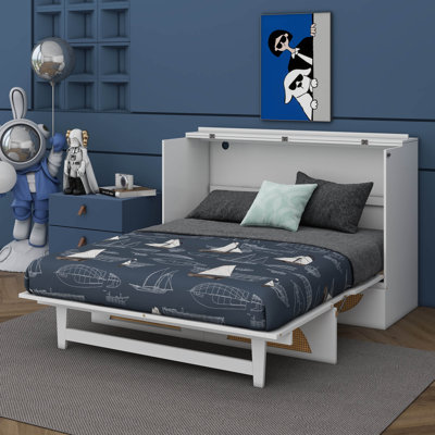 Un lit escamotable avec tiroir spacieux, ports USB et prises électriques
