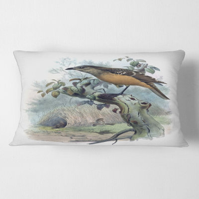 Housse et insert de coussin rectangulaire Une monographie du paradis