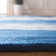 Bluff Point Wool Striped Area Rug in Pacific