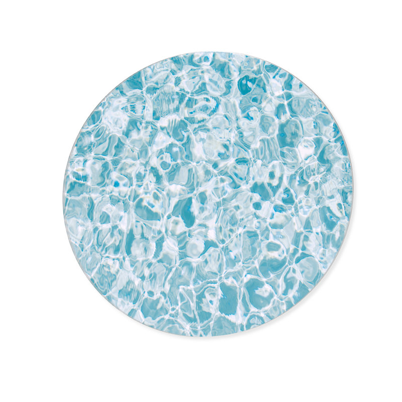 Pool Reflection Round Print