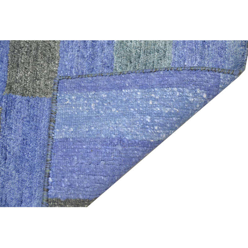 Silk Geometric Area Rug, Runner 2'6" x 6'