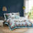 5 Piece Cotton Floral Comforter Set With Throw Pillows-113361441