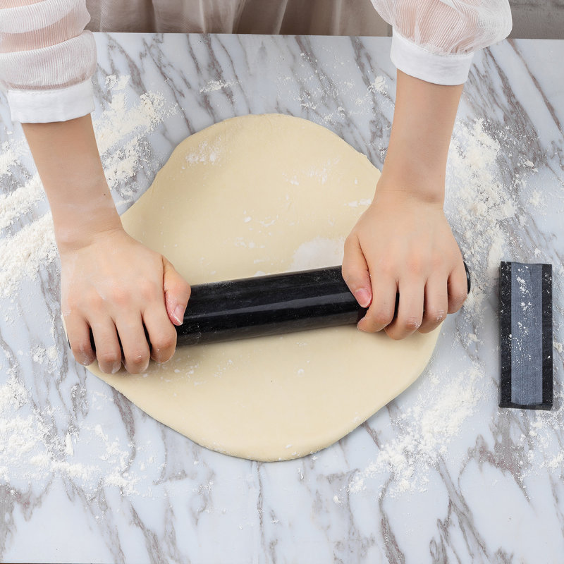 Rouleau à pâtisserie français Fox Run Brands, Noir