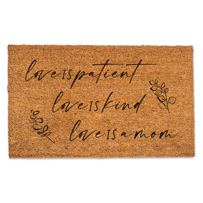 Giannina Non-Slip Mother's Day Outdoor Doormat