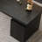 Black Rectangular Solid Wood with 1 drawers writing desk, Computer desk