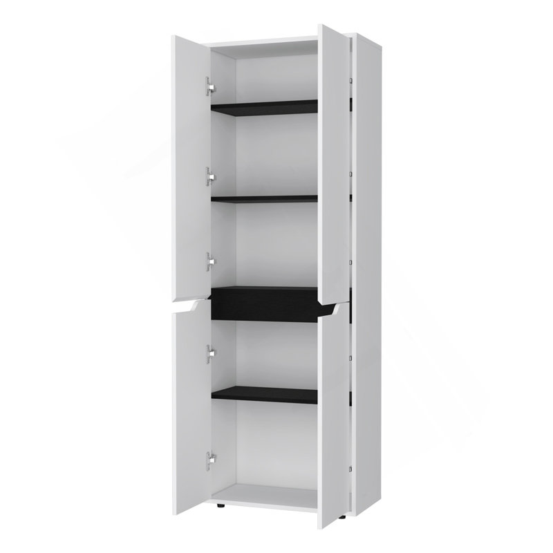 Garde-manger blanc à 5 tablettes
