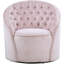 Fauteuil demi-tonneau pivotant en velours Alessio-551895570
