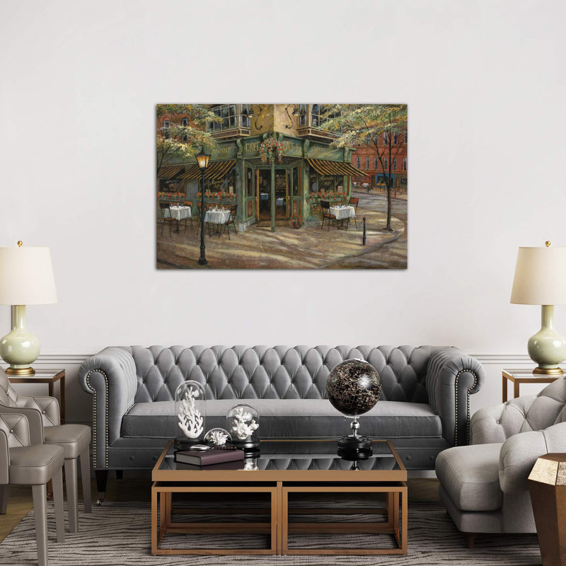 Mandi's Café - Wrapped Canvas Painting, 152.5 cm H x 101.5 cm W