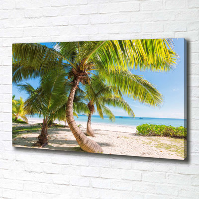 Tropical Beach - Wrapped Canvas Print