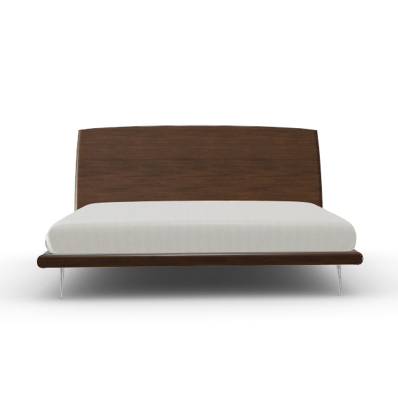 Platform Bed, Walnut, Queen
