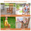 Chaise berçante et repose-pieds en bois pour enfants 11,3 po Kamree-1113035190