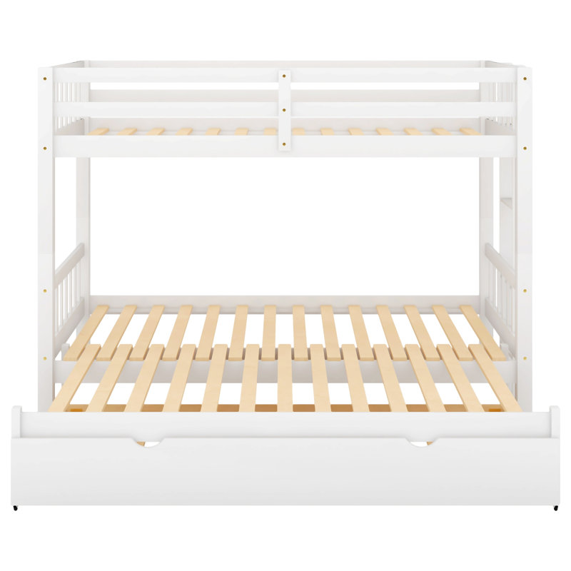 Northallert Standard Bed with Drawers, White