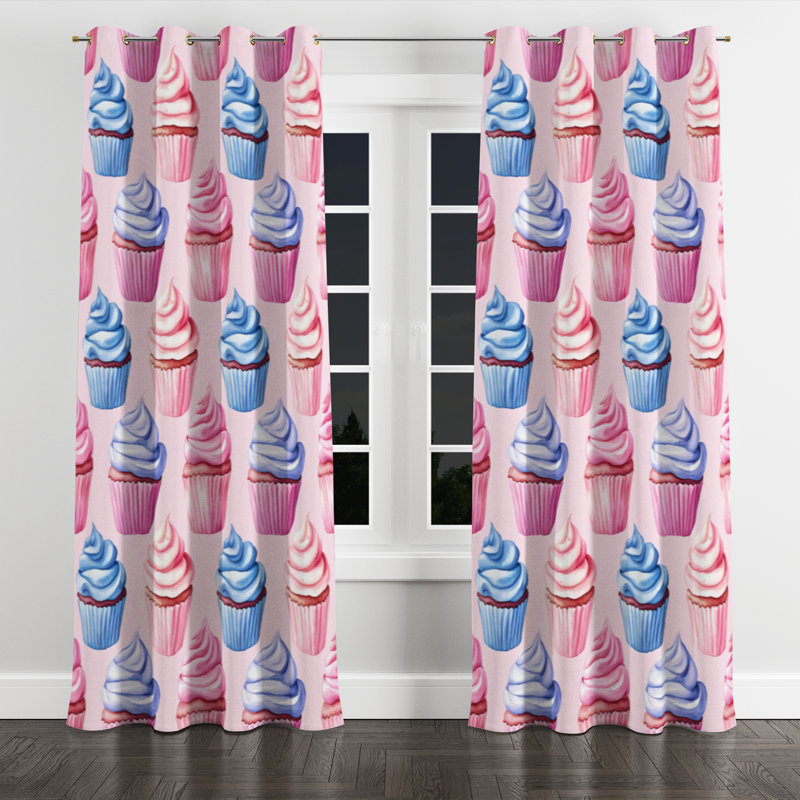 Rideaux obscurcissants Kids Desserts, Œillets dorés, L 52 po x L 120 po