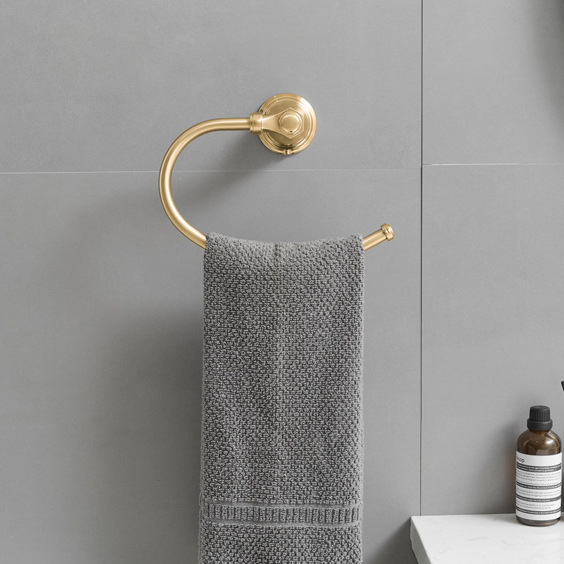 4 - Piece Bathroom Hardware Set, Brushed Gold