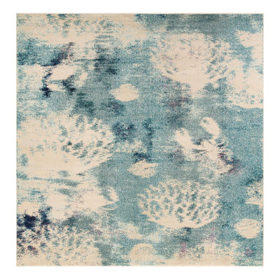 Tapis bleu clair Esposito
