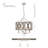 Stephenson 4 - Light Dimmable Lantern Chandelier