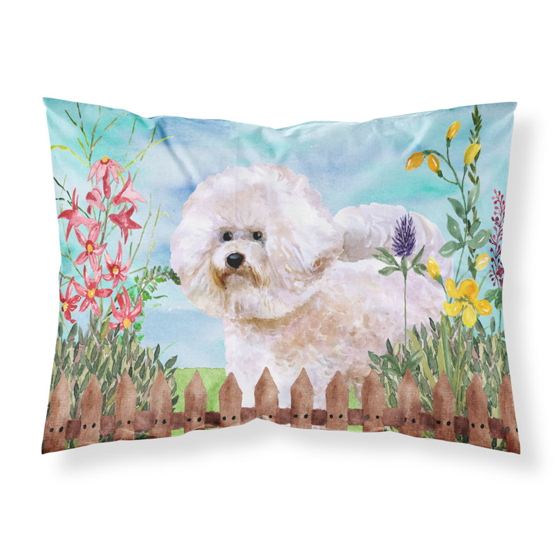 Taie d’oreiller spring, Bichon frisé