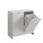 Tilted Laundry Hamper With Removable Baskets For Efficient Sorting And Space-Saving Storage.