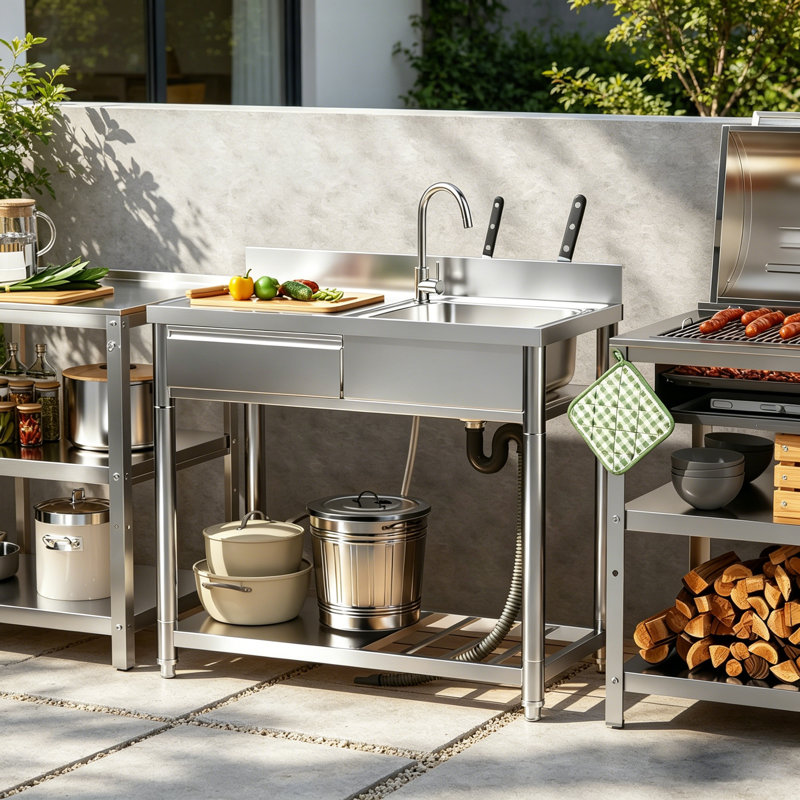 Évier utilitaire de cuisine 39 po Heimo