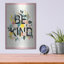 «Wild Garden 1 Be Kind Cp» par Laura Marshall, art mural en métal
