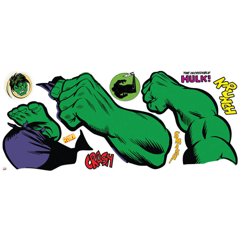 Adhésif décoratif Marvel Enterprises Classic Hulk Comic
