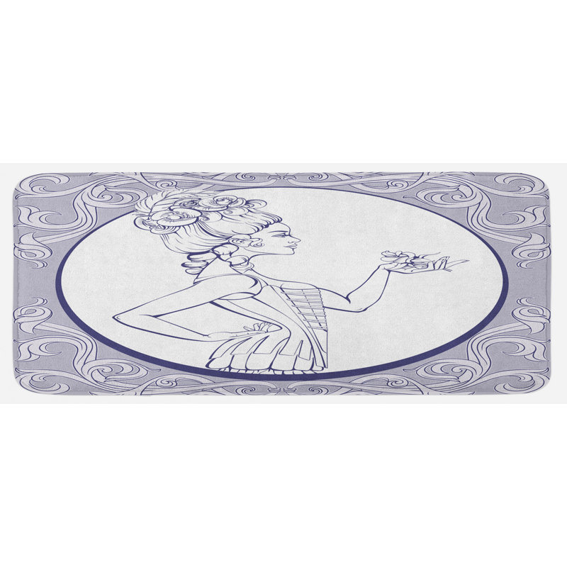 Tapis de cuisine femme