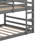 Full Over Full Bunk Bed With Ladder – Sturdy Solid Wood Frame For Bedroom & Guest Room-606059318